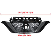 DURAFORCE Front Bumper Upper Grille Chrome For 2017-2019 Nissan Versa Note 623109ME0A