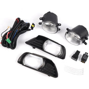 DURAFORCE Front Bumper Clear Halogen Fog Lights Lamps Pair for 2007 2008 2009 Toyota Camry