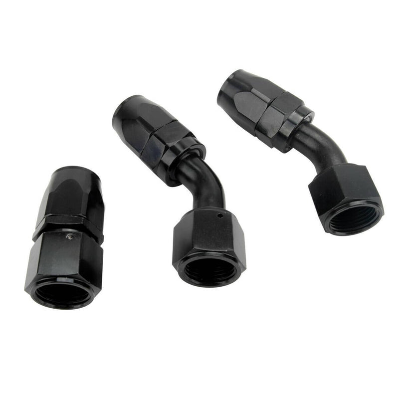 Set Oil Feed Line 10AN Drain Return Fitting for Turbo T3 T4 T6 GT45 T04E T66