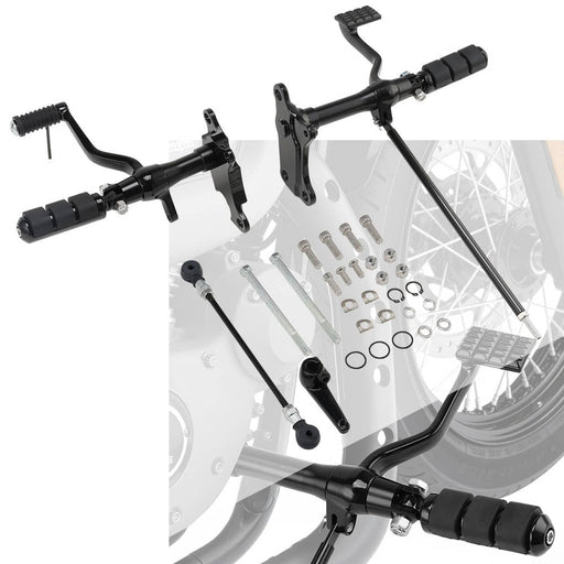 DURAFORCE Forward Control Kit Pedal Pegs Foot Rest for Harley Sportster 1200 883 91-03