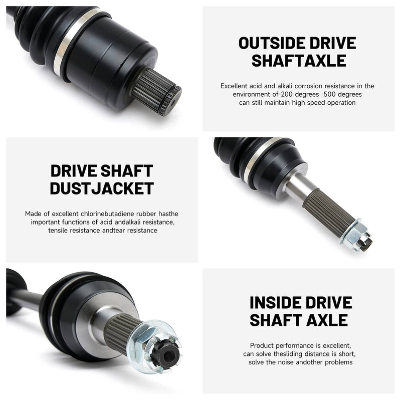 2Pcs Rear CV Axle Drive Shaft for Polaris Ranger Crew XP 1000 2017 2018 2019