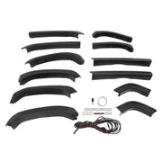 DURAFORCE Fender Flare Kit Plastic Textured for GMC Sierra 1500 2014-2015