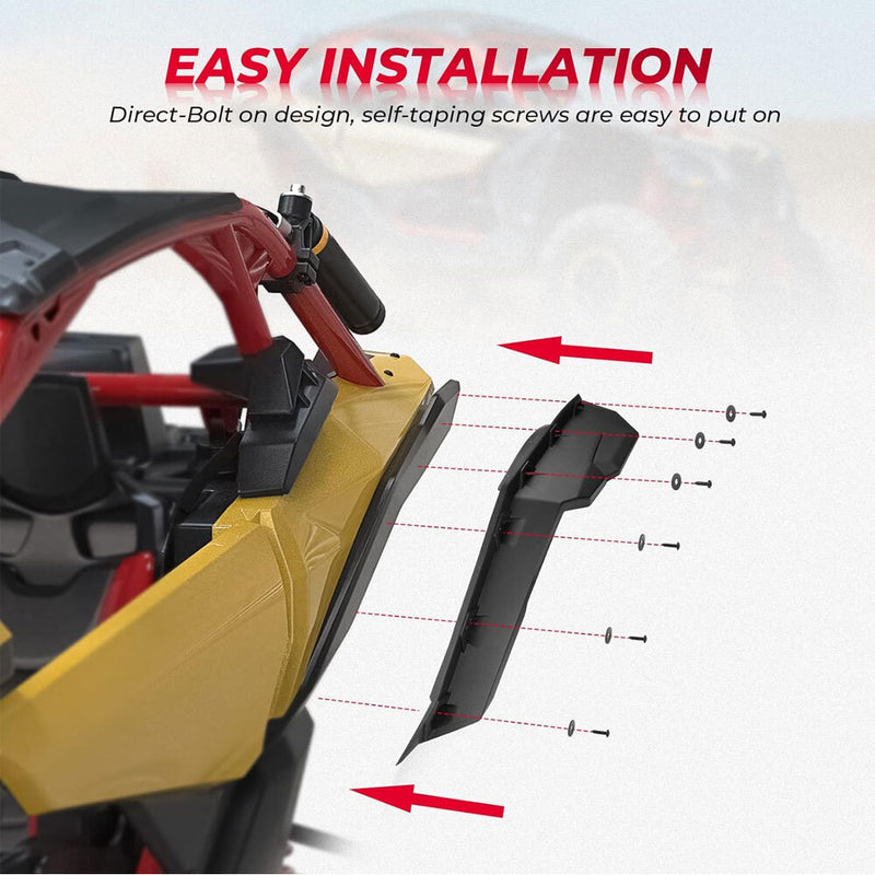 X3 Fender Flares Extended for Can-Am Maverick X3 Max RS Turbo R RR 2017-2024