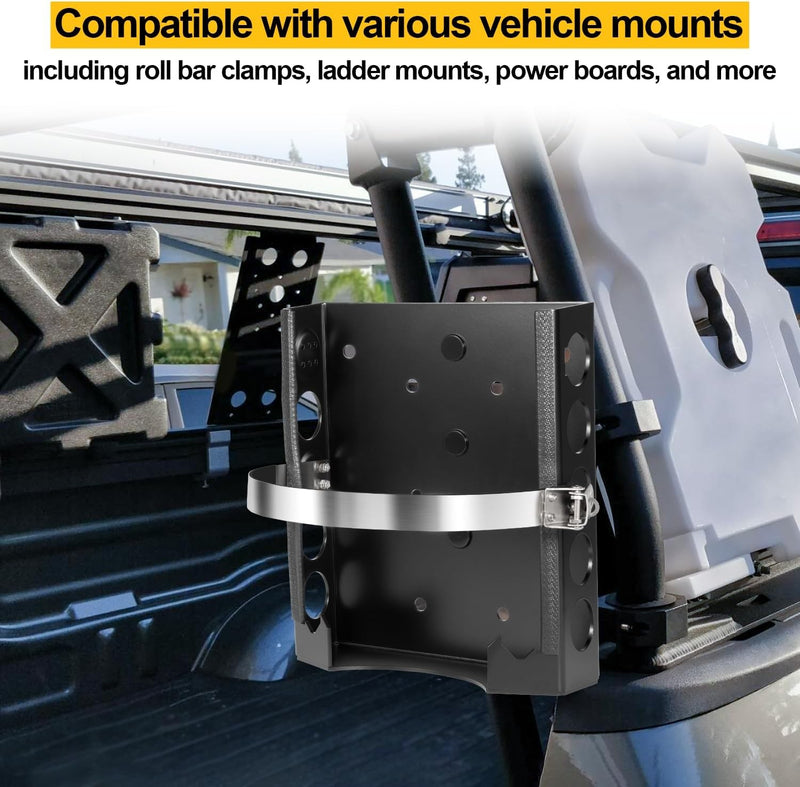 Propane Tank Mount Holder 9 Inch Cylinder Tank Mounting Bracket 11 lb 4.25 lb