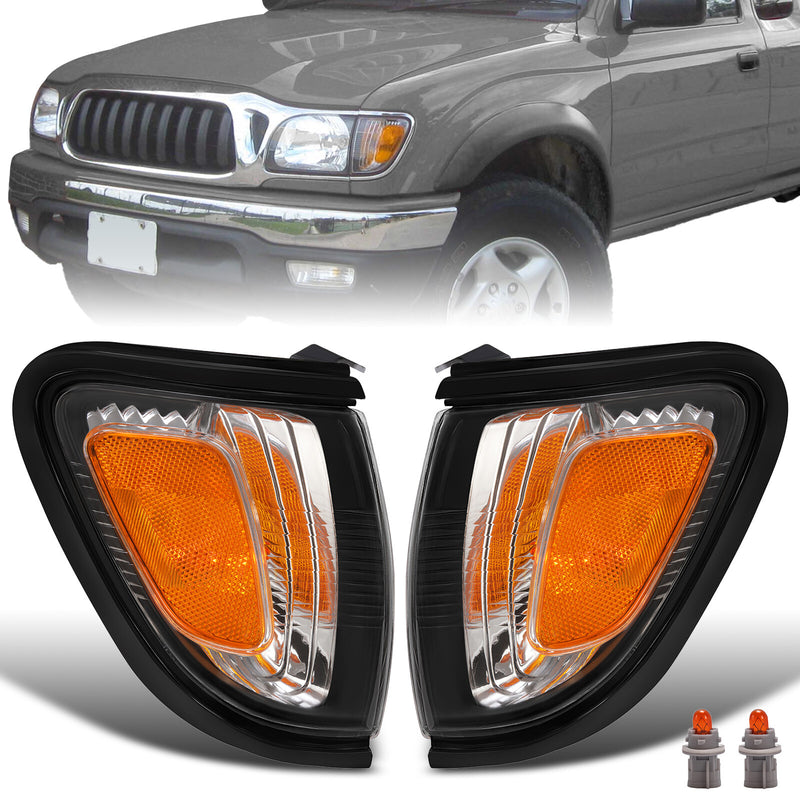 Side Marker Corner Turn Signal Lights With Bulbs for Toyota Tacoma 2001-04