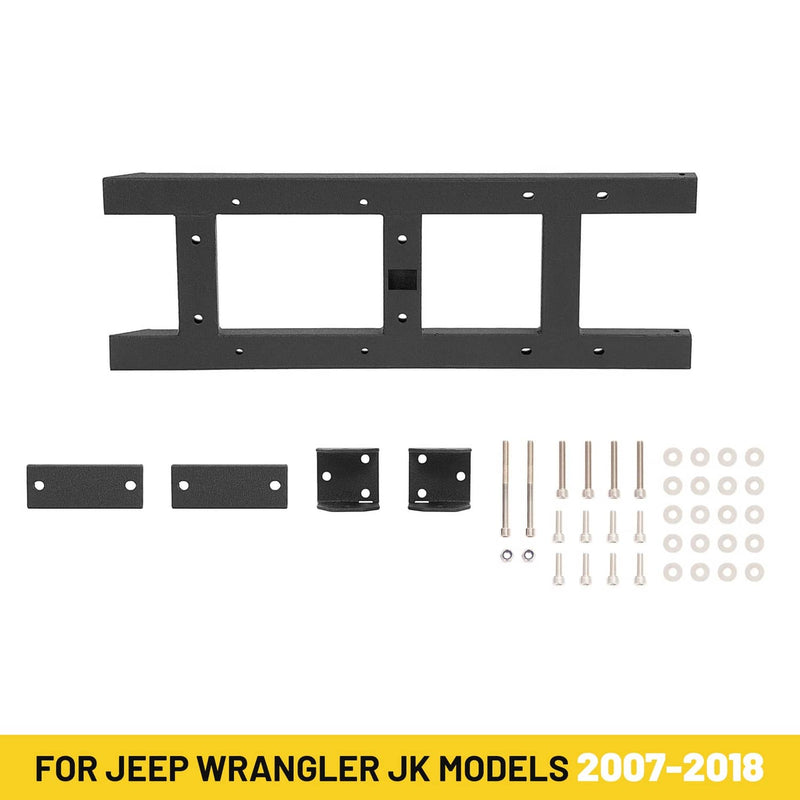 DURAFORCE Steel Rear Door Hinge Tailgate Reinforcement Kit for Jeep Wrangler JK 2007-2018