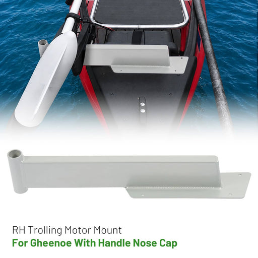 DURAFORCE RH Trolling Motor Mount Aluminium with Handle Nose Cap for Gheenoe Boat