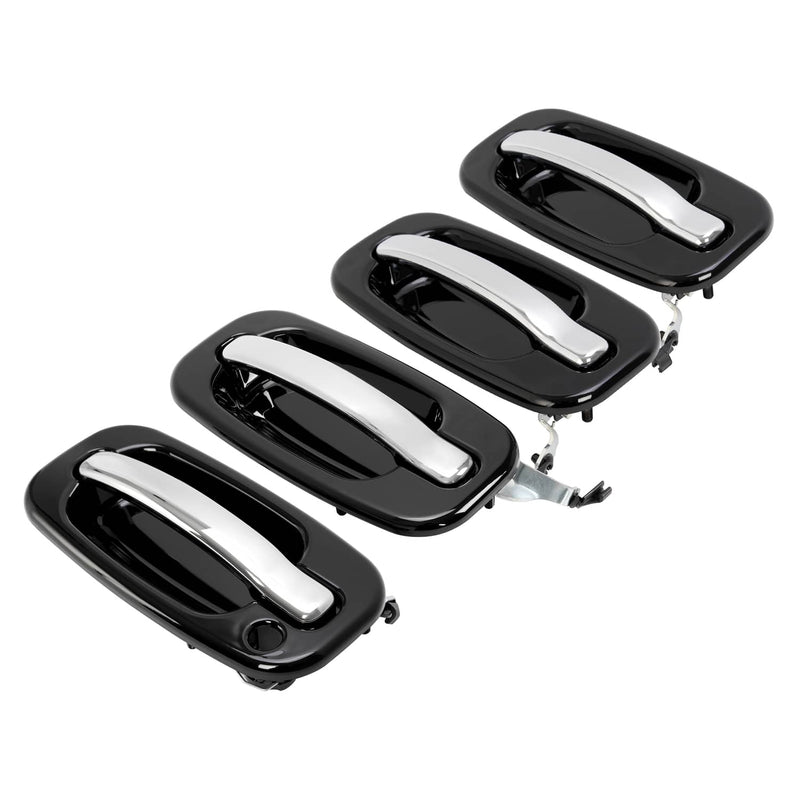 DURAFORCE 4X Outer Door Handles for Chevy Silverado for GMC Sierra for Cadillac 1999-2006