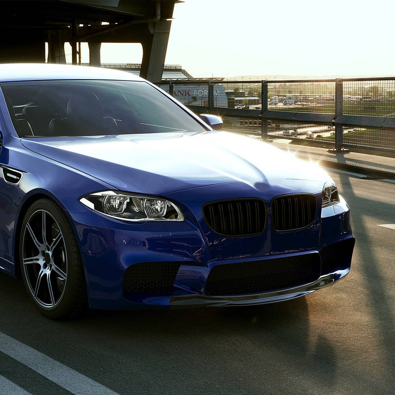 DURAFORCE Front Bumper Lip Spoiler Splitter for BMW F10 M5 2012-2017 Carbon Fiber ABS