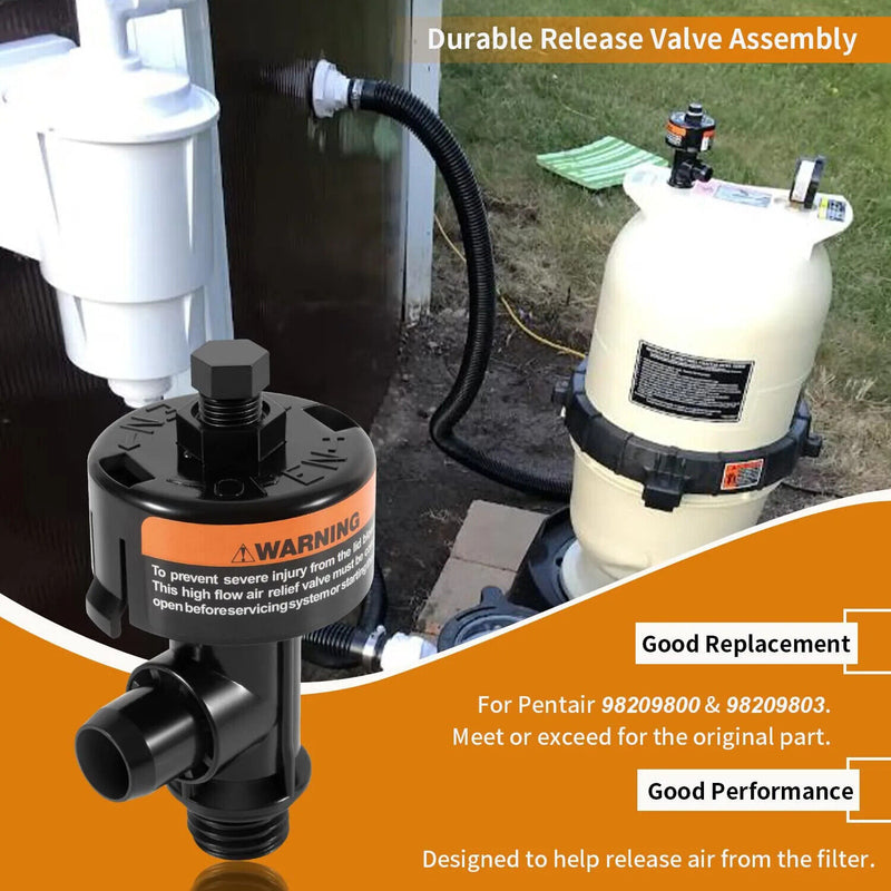 98209800 98209803 High Flow Manual Air Relief Valve Replacement for Pentair