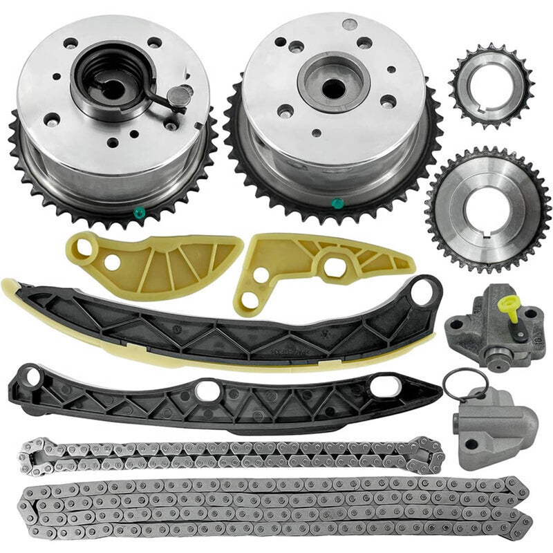Timing Chain Set Exhaust Intake Camshaft Gear for Hyundai Kia Sonata Optima 2.4L