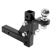 DURAFORCE 2" Receiver Trailer Hitch Ball Mount 9-1/2" Drop Tow Adjustable 7500lb