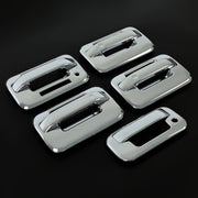 DURAFORCE Chrome Door Handle Tailgate Covers With Keypad for Ford F150 2004-2014 4 Door