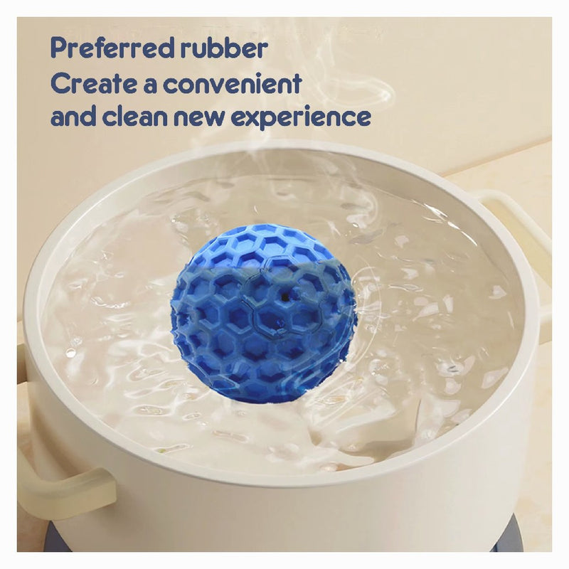 Squeaky Dog Toys for Aggressive Chewers Indestructible Balls Blue