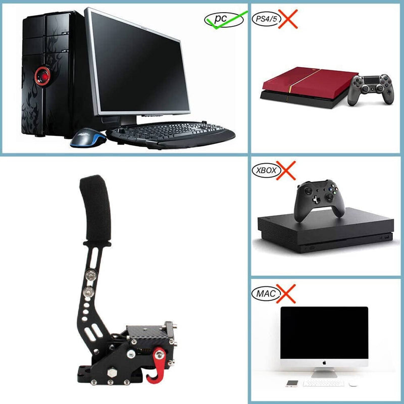 PC USB Handbrake for Racing Games G920 T500 G27 G29 64Bit SIM Fanatec OSW