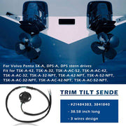 DURAFORCE 21484383 Trim Sender Sensor Sending Unit for Volvo Penta SX-A DPS-A DPS-B 384184