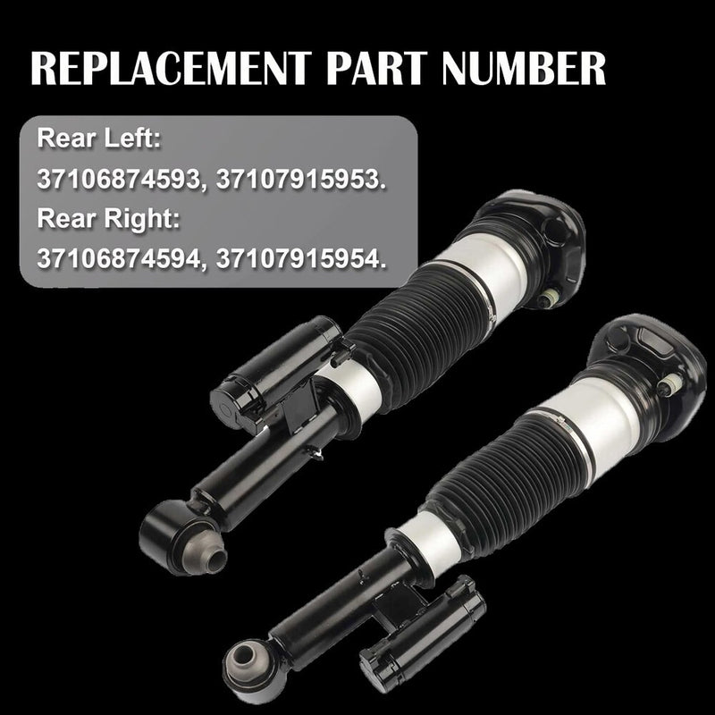 Front Rear Air Suspension Struts for BMW 740i 750i 750Li G11 G12 RWD 4Pcs