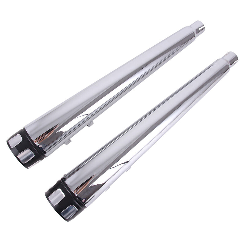 4" Megaphone Slip-On Exhaust Mufflers for Harley Electra Glide Road King