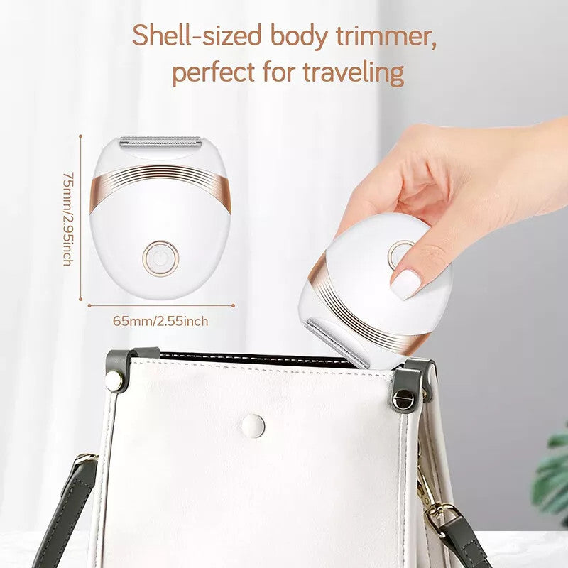 2 in 1 Wet Dry Painless Rechargeable Lady Shaver Electric Razor for Women