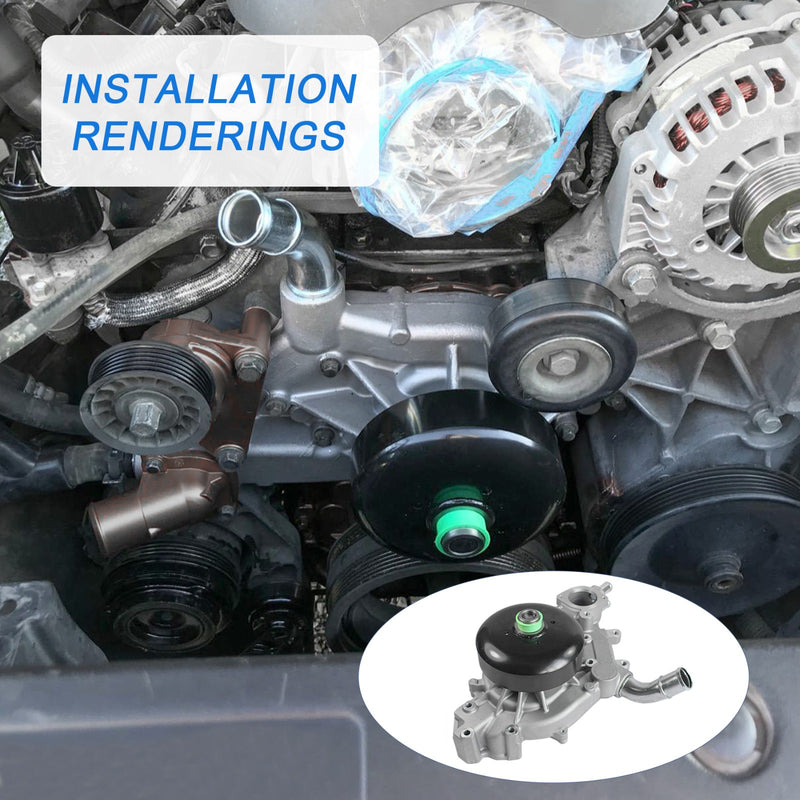 Water Pump W Gasket Fits Chevrolet GMC Tahoe Yukon 4.8 5.3 6.0 L Vortec