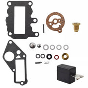 DURAFORCE 382048 Carburetor Repair Rebuild Kit for Johnson Evinrude 9.5 HP 1964-1973