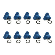 DURAFORCE Blue Plastic Exhaust Manifold Water Drain Plug Screw Kit for Mercruiser 5.7/350