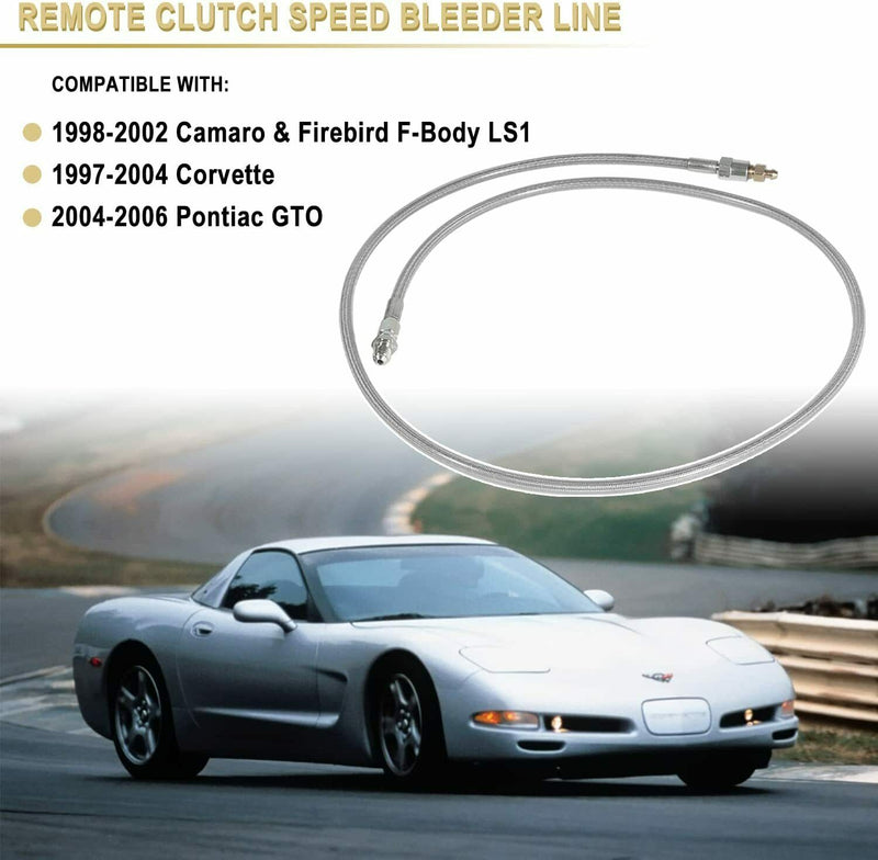Remote Clutch Speed Bleeder Line for F-Body Camaro Firebird Corvette C5 GTO LS1