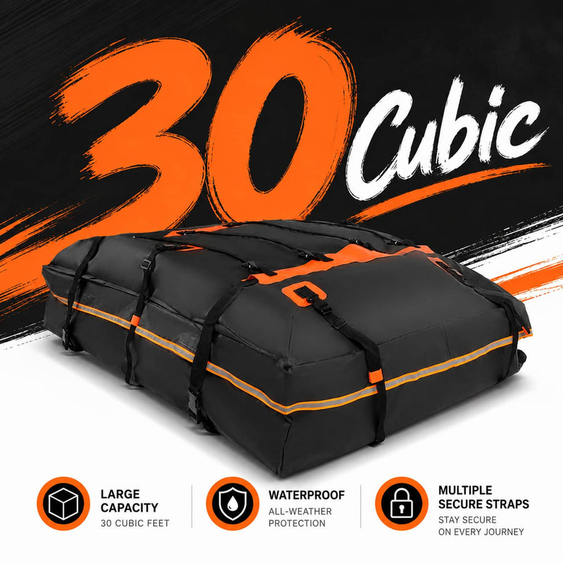 DURAFORCE Universal Roof Top Cargo Carrier Waterproof Travel Luggage Storage Bag