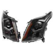 DURAFORCE LED Projector Headlights for Cadillac SRX 2010-2016 Left Right Black
