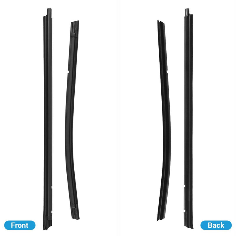 4Pcs Window Weatherstrip Trim Seal Belt for Toyota Tacoma 2005-2015