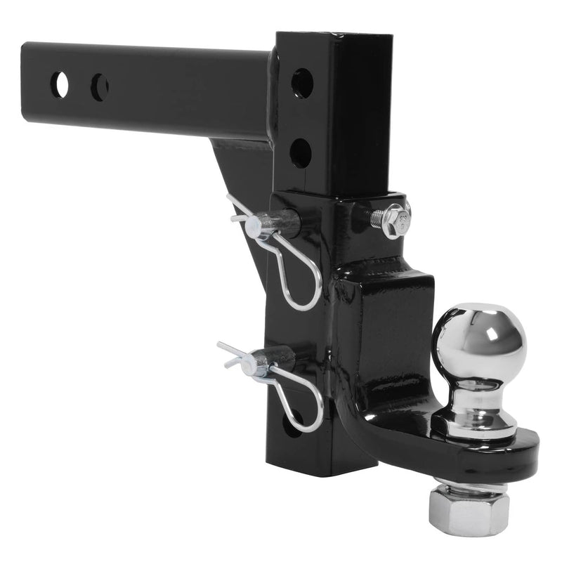 DURAFORCE 2" Receiver Trailer Hitch Ball Mount 9-1/2" Drop Tow Adjustable 7500lb