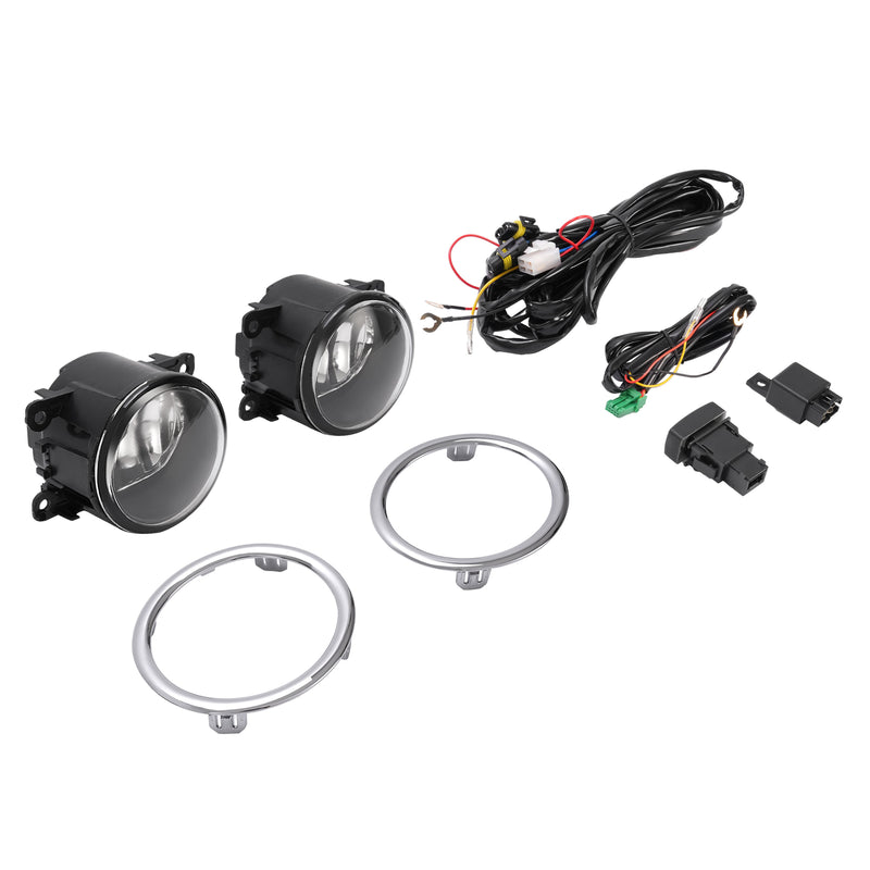Clear Fog Lights With Ring Wiring Switch for Honda Pilot EX 2012-2015