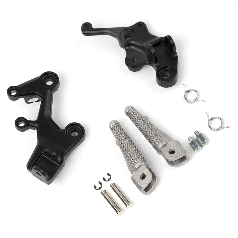 For Kawasaki Ninja 400 Rider Footpeg Driver Footrest with Mount Bracket