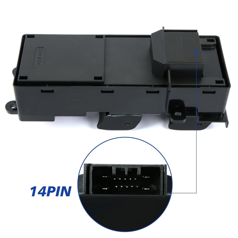 Front Left Driver Master Power Window Switch for Acura MDX 2007-2013 Black EPY