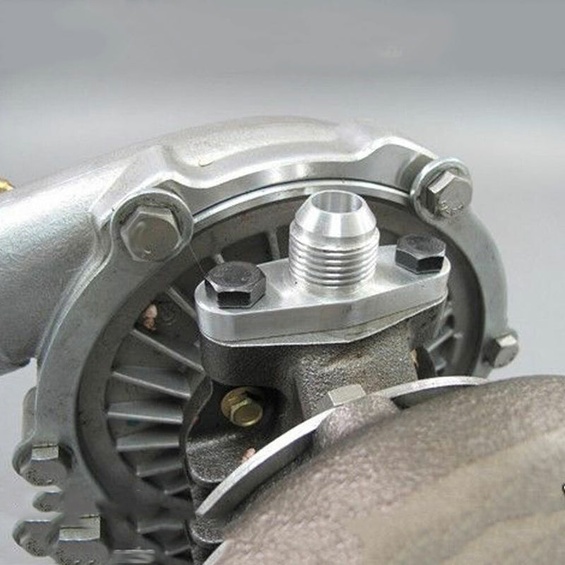 AN10 Turbo Oil Drain Outlet Flange Adapter for T25 GT28 GT30 GT35