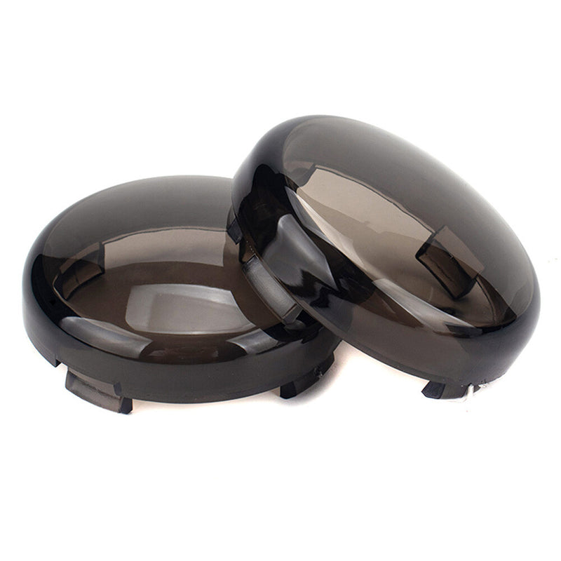 Turn Signal Light Lamp Cover Smoke Lens for Harley Heritage Softail 4PCS