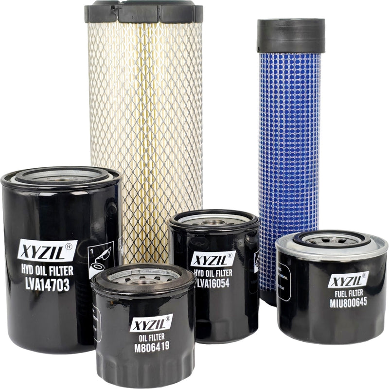 LVA21128 Service Filter Set for John Deere 3025E 3036E Compact Utility Tractor