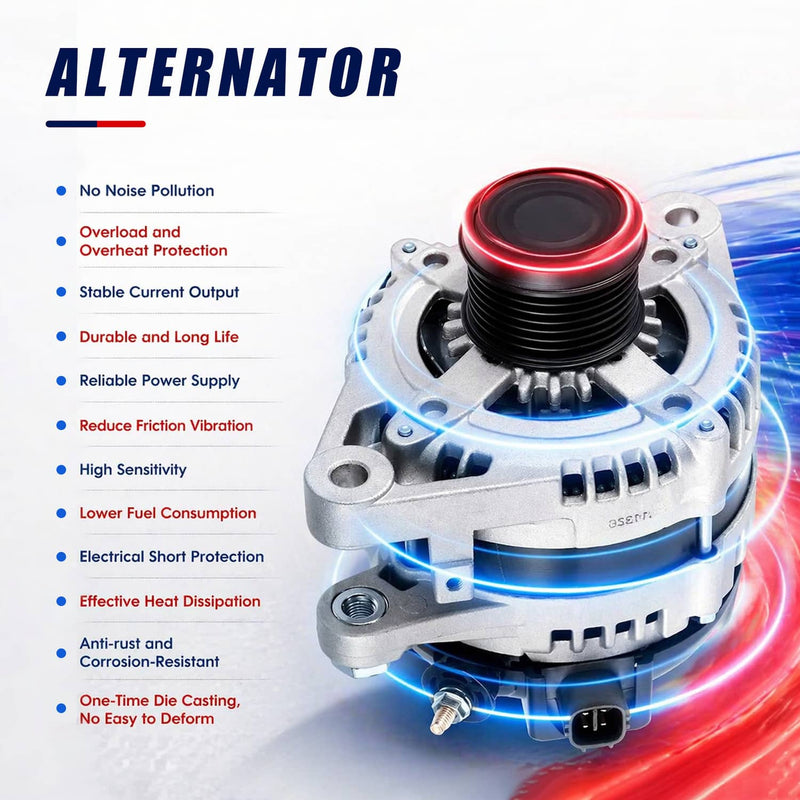11326 Alternator for Toyota Highlander 2010-2016 Sienna 2007-2016 3.5L 150A