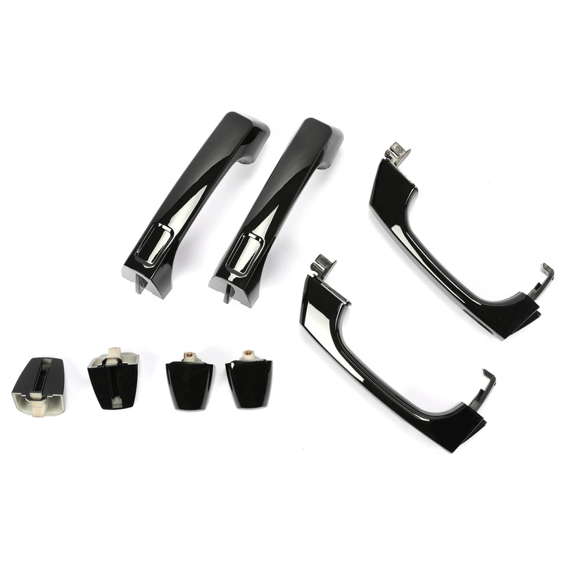 25832250 Gloss Black Exterior Door Handles for Hummer H3 2006-2010 4 Pieces