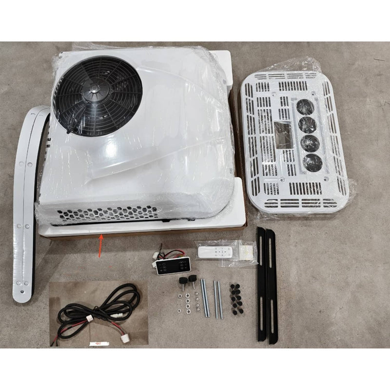 48V 11000 BTU RV Rooftop Air Conditioner A/C Unit Cooling for Trailer Motorhome