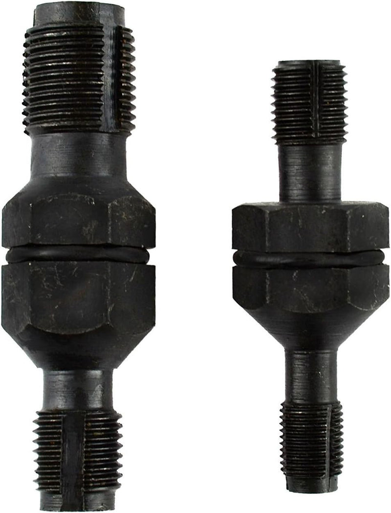 2PCS Spark Plug Hole Thread Chaser 10 12 14 18mm Re-threader Tap Cleaning Tool