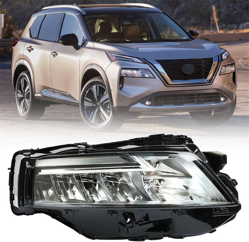 26010-6RR0A Right Passenger Side LED Headlight for Nissan Rogue 2021 2022 2023