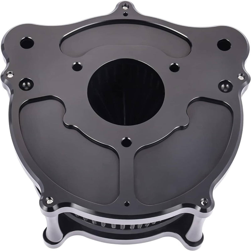Black Air Cleaner Intake Filter for Harley Touring Road King Street Glide
