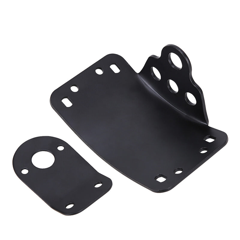 License Plate Holder Side Mount Bracket for Harley Honda Motorcycle Universal