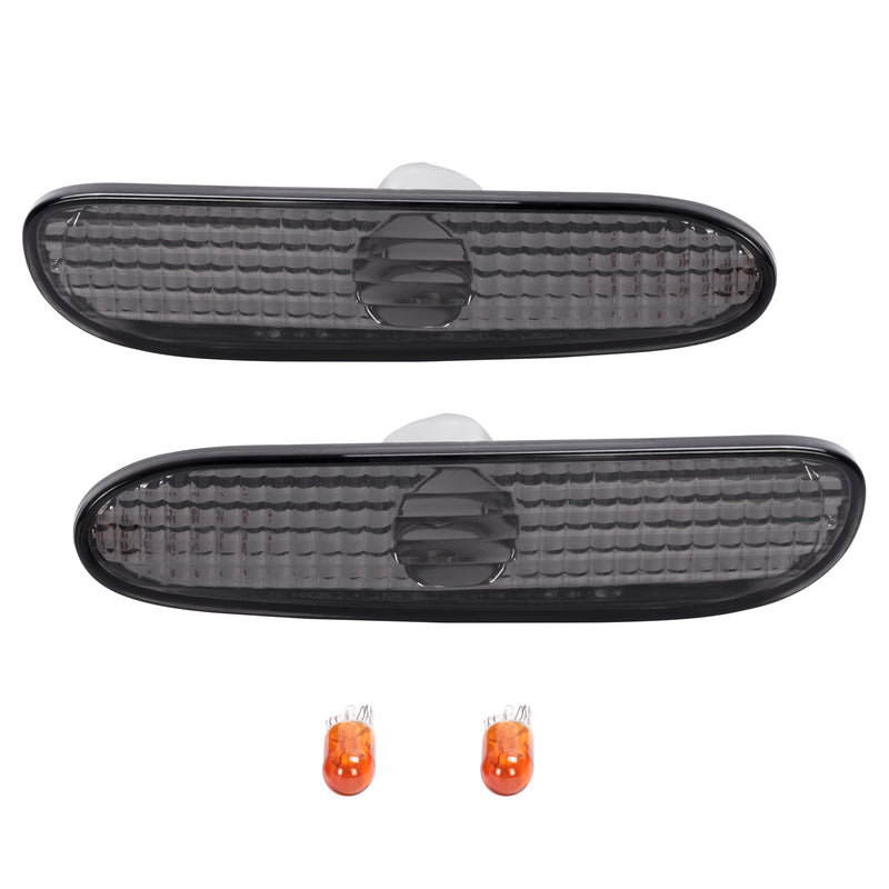 Front Smoke Bumper Side Marker Lights Lamp for Dodge Neon 2000-2005 LH & RH Pair