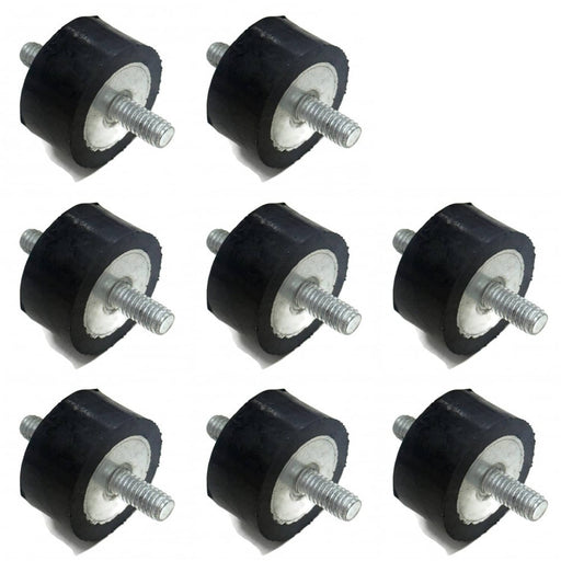 DURAFORCE Fender Deck Rubber Isolator Mounts for John Deere M76270 Tractor 8 Piece