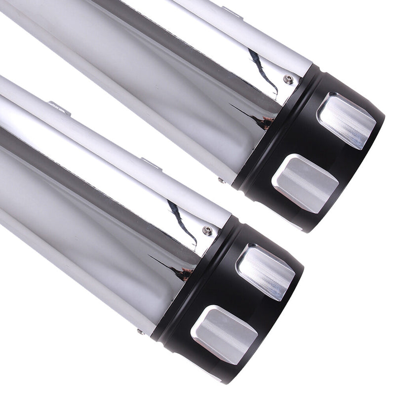 4" Megaphone Slip-On Exhaust Mufflers for Harley Electra Glide Road King