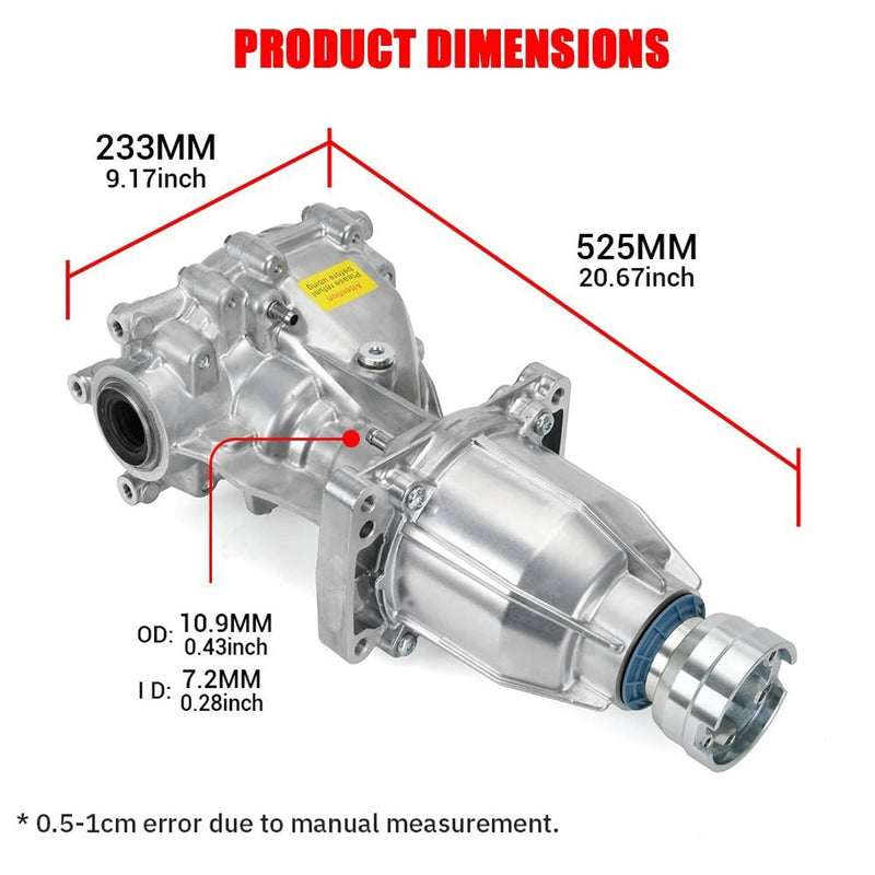 MU7Z4000J CV6W-4B025-DF Rear Differential for 2013-2019 Ford Edge 3.7L 3.5L