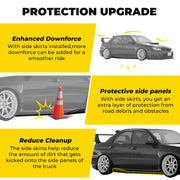 DURAFORCE CS Side Skirt Rocker Extensions for Subaru Impreza WRX STI 02-07 PP