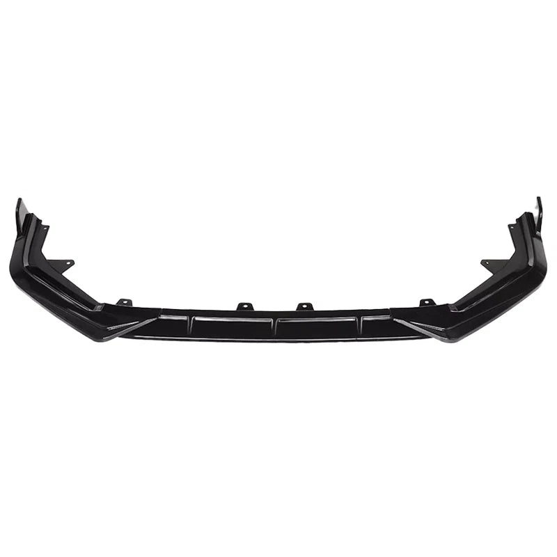 DURAFORCE Fit 2022-2024 Honda Civic LX EX Si Gloss Black Front Bumper Lip Splitter 3PCS